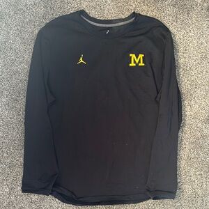 Immaculate Jordan Michigan Men's Black Crewneck